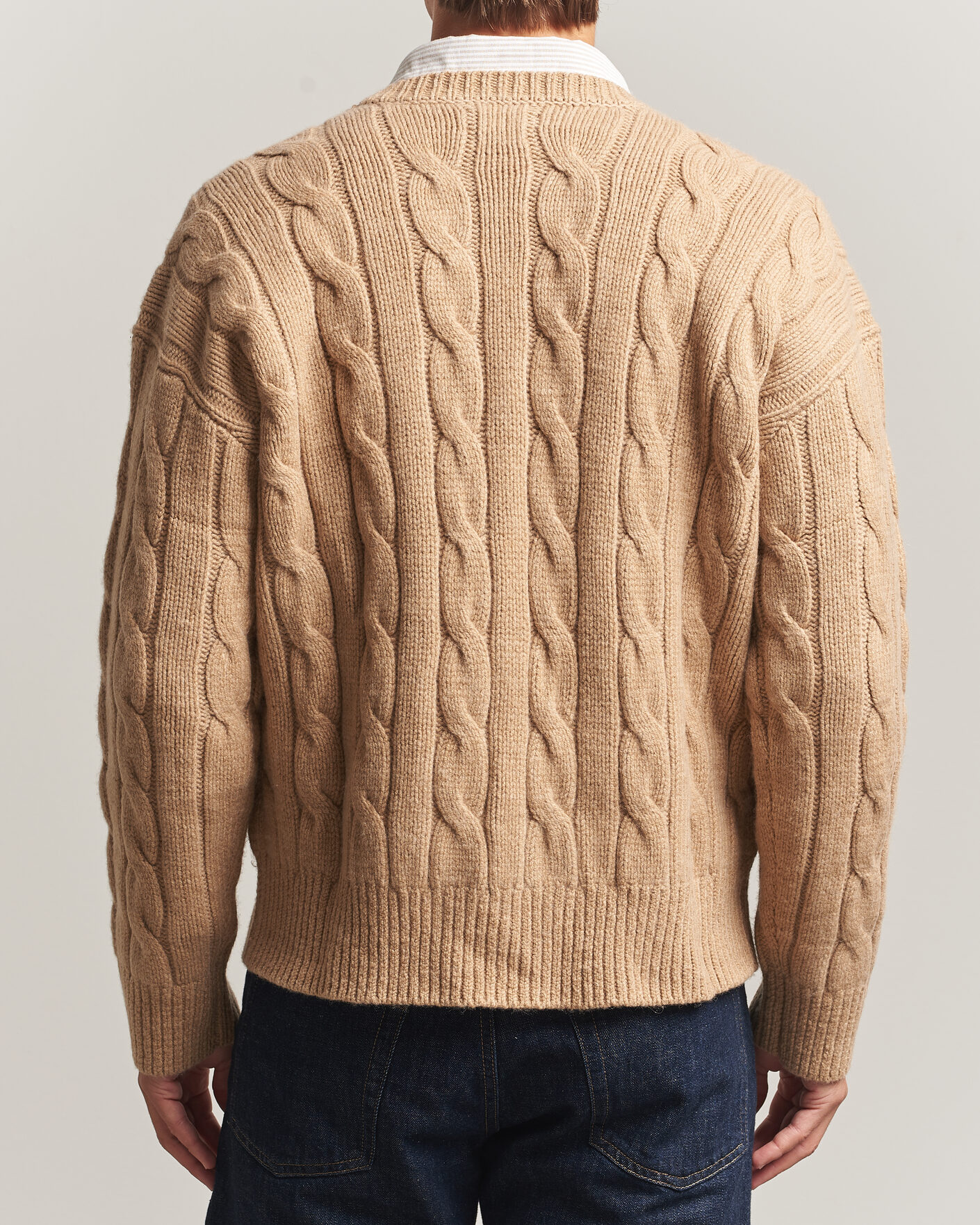 Mies | Puserot | Polo Ralph Lauren | Exploded Cabel Sweater Camel Melange