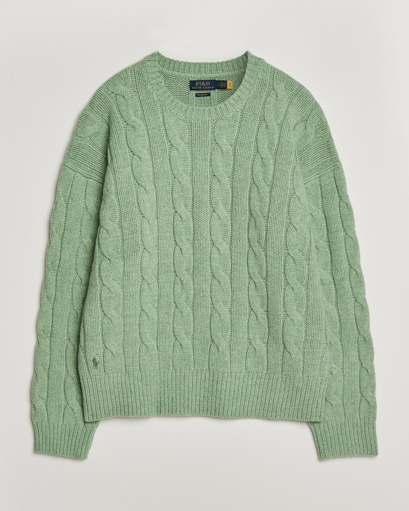 Mies | Puserot | Polo Ralph Lauren | Exploded Cabel Sweater Sprouting Green