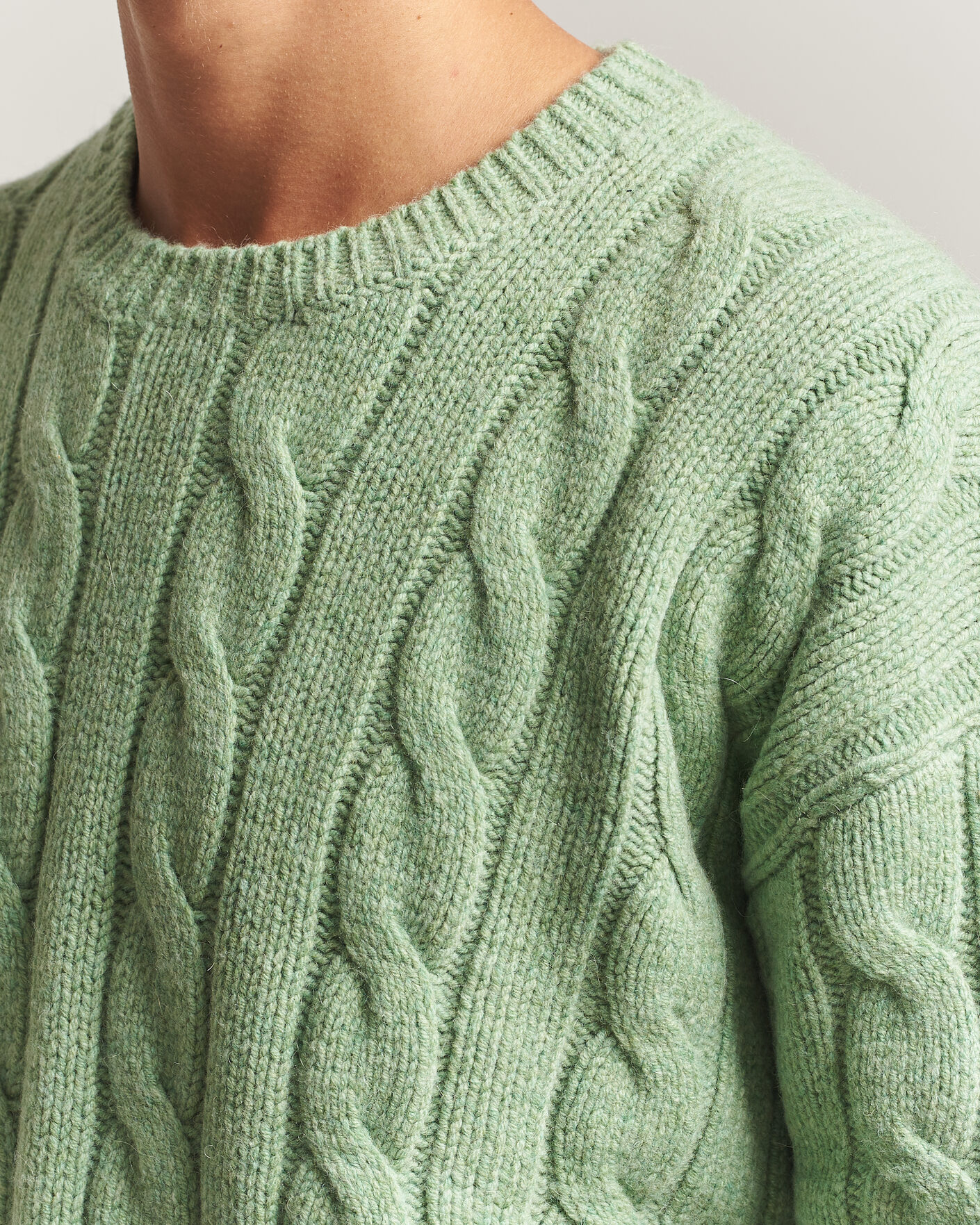 Mies | Puserot | Polo Ralph Lauren | Exploded Cabel Sweater Sprouting Green