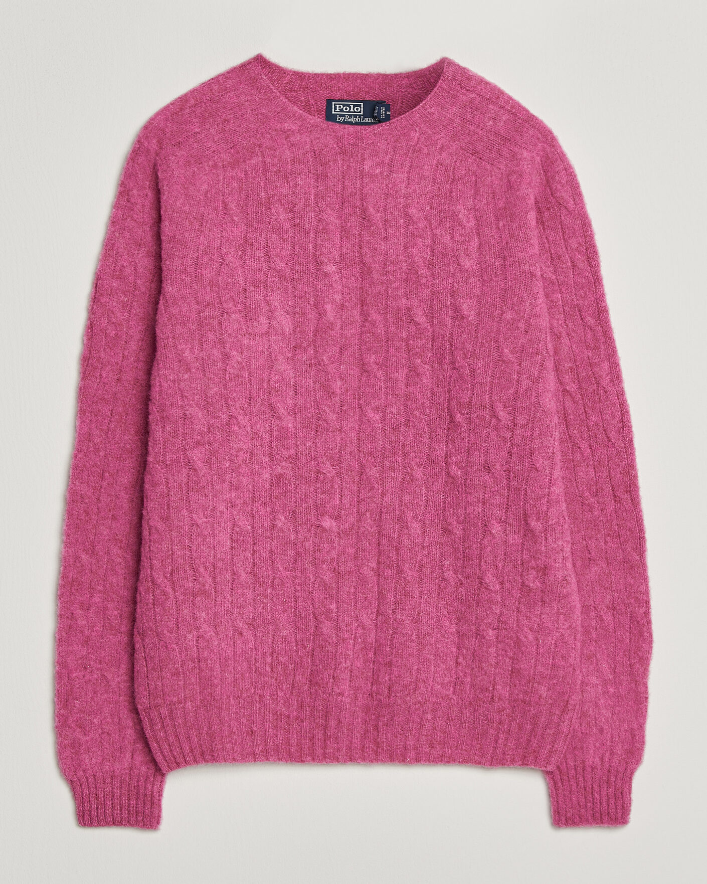 Mies | Puserot | Polo Ralph Lauren | Shaggy Cable Merino Pullover Thulian Pink Heather