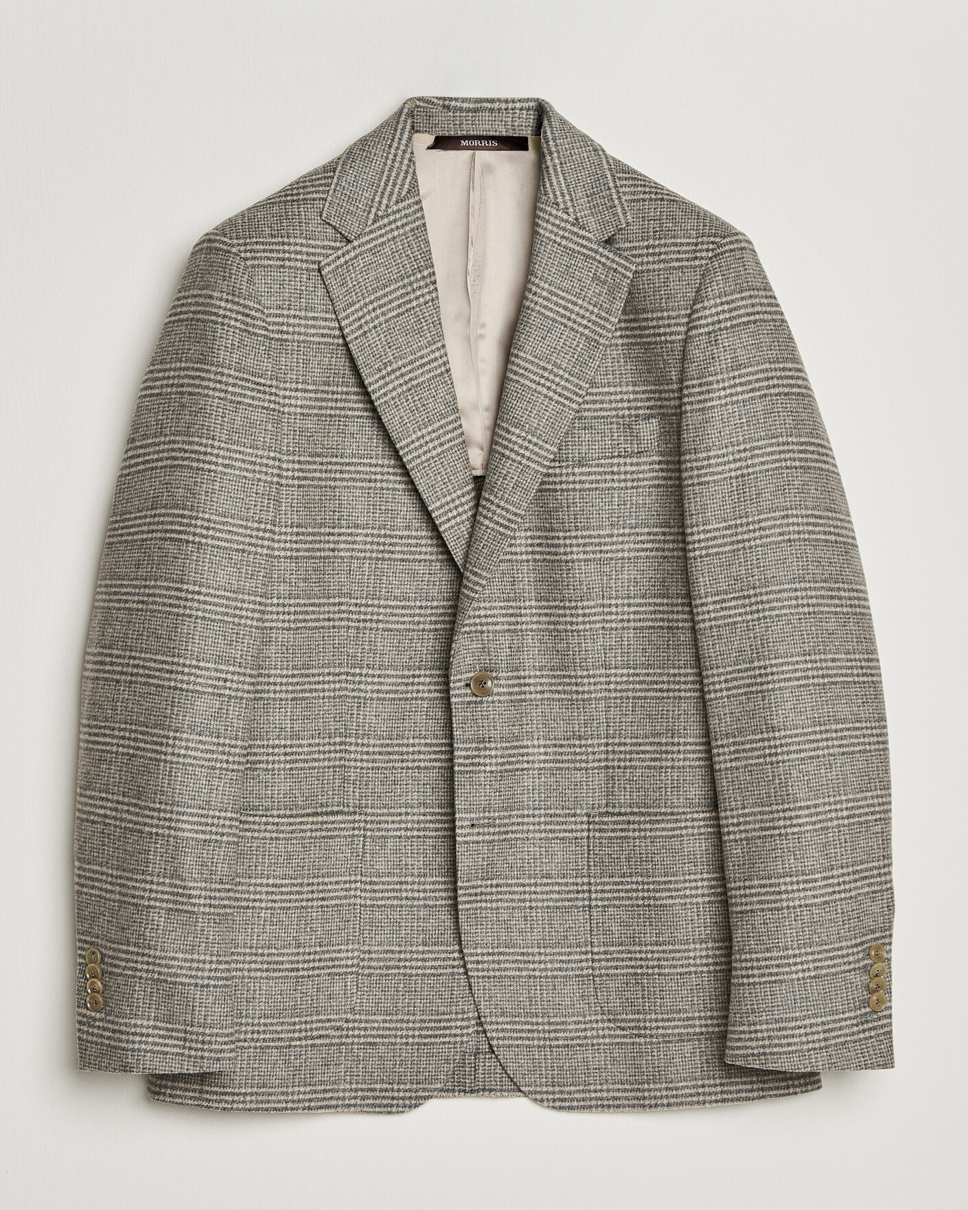 Mies | Pikkutakit | Morris | Soft Glencheck Blazer Brown