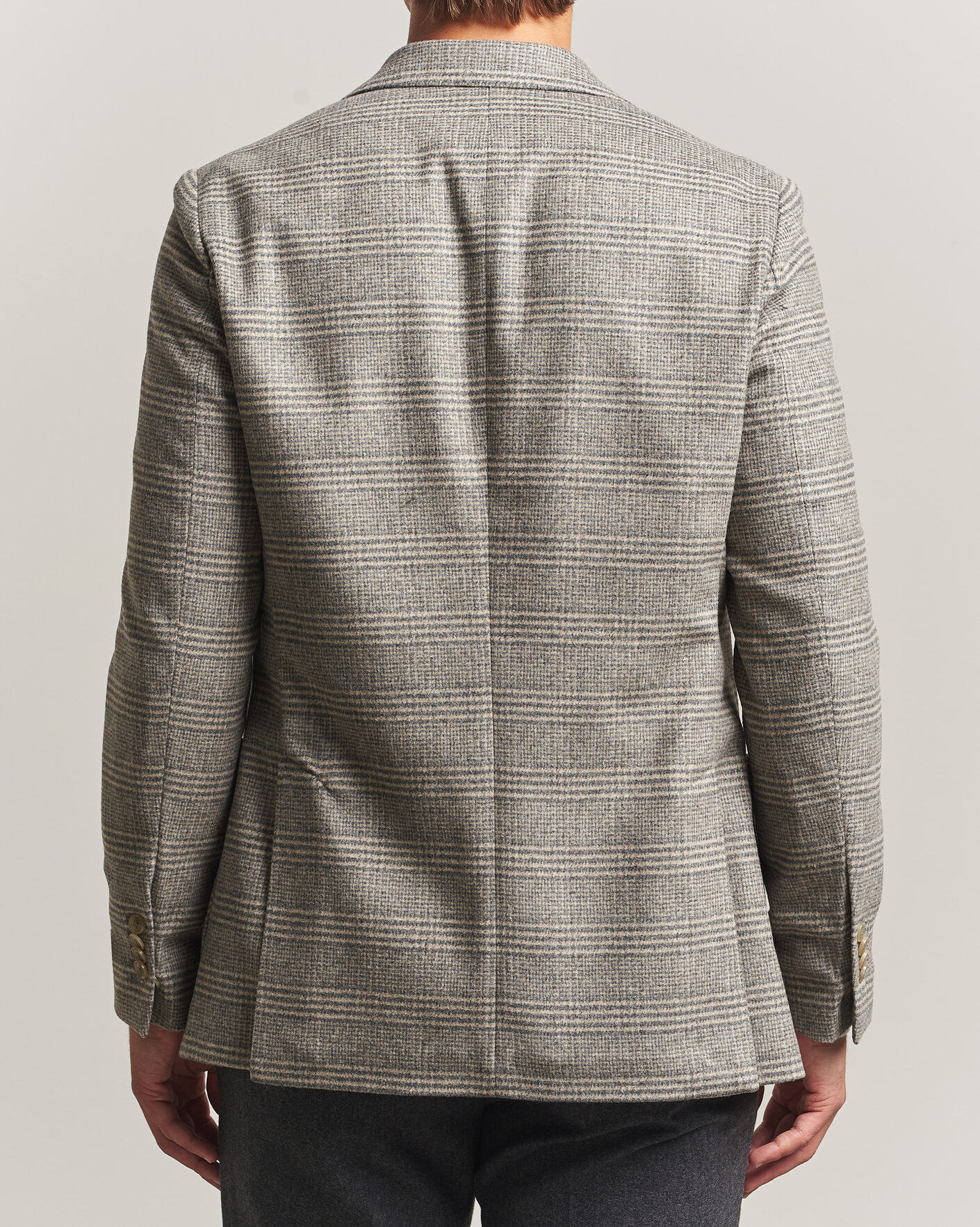 Mies | Pikkutakit | Morris | Soft Glencheck Blazer Brown