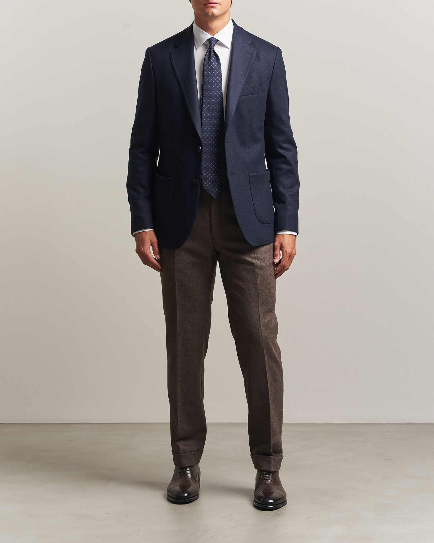 Mies | Pikkutakit | Morris | Wool Jersey Blazer Navy