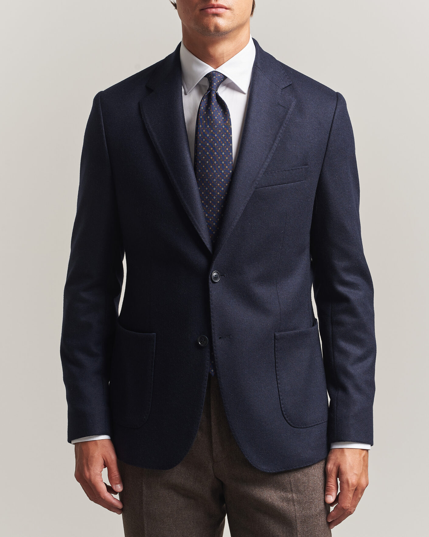 Mies | Pikkutakit | Morris | Wool Jersey Blazer Navy