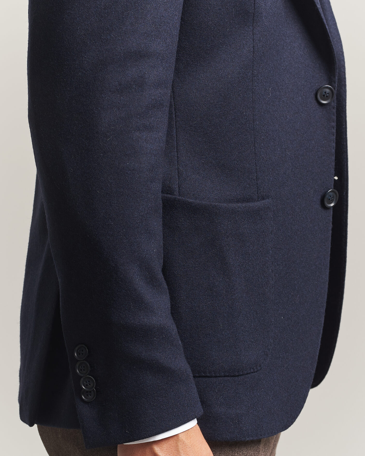 Mies | Pikkutakit | Morris | Wool Jersey Blazer Navy
