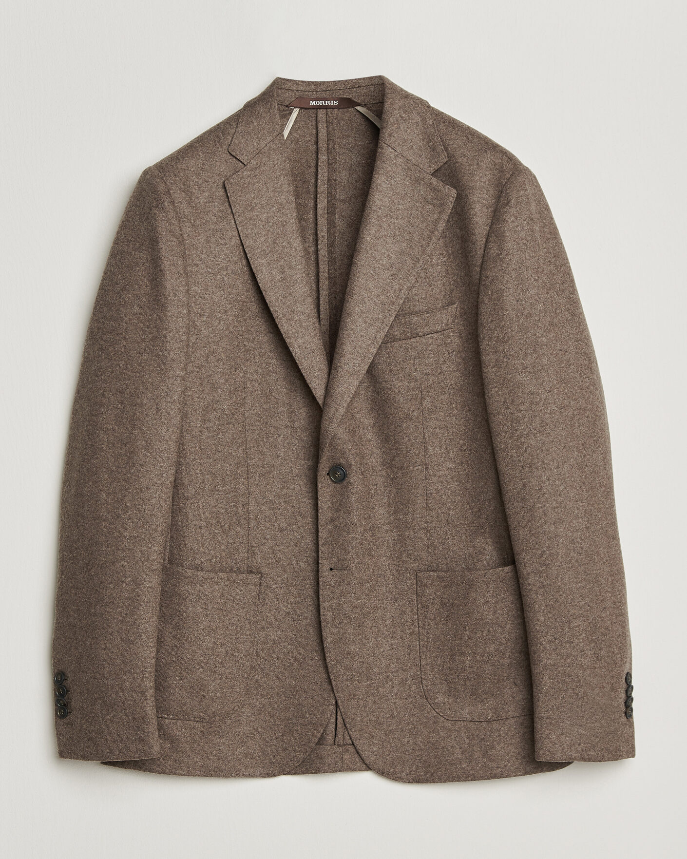 Mies | Pikkutakit | Morris | Wool Jersey Blazer Brown