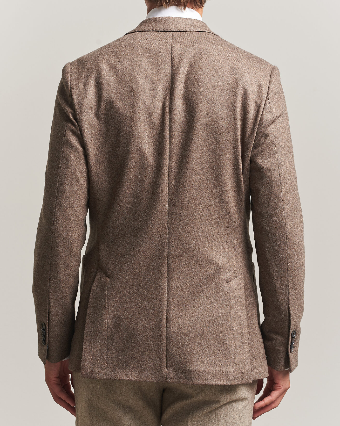 Mies | Pikkutakit | Morris | Wool Jersey Blazer Brown