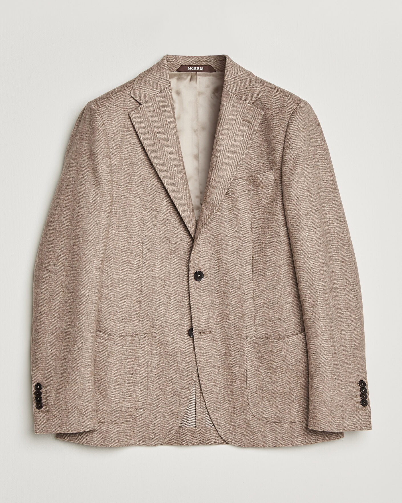 Mies | Pikkutakit | Morris | Soft Herringbone Blazer Khaki