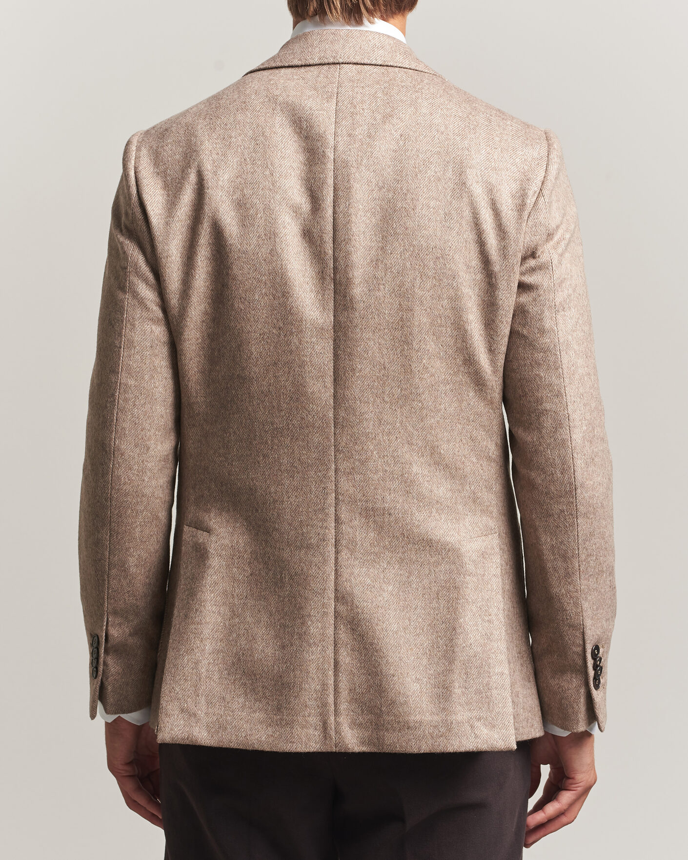 Mies | Pikkutakit | Morris | Soft Herringbone Blazer Khaki