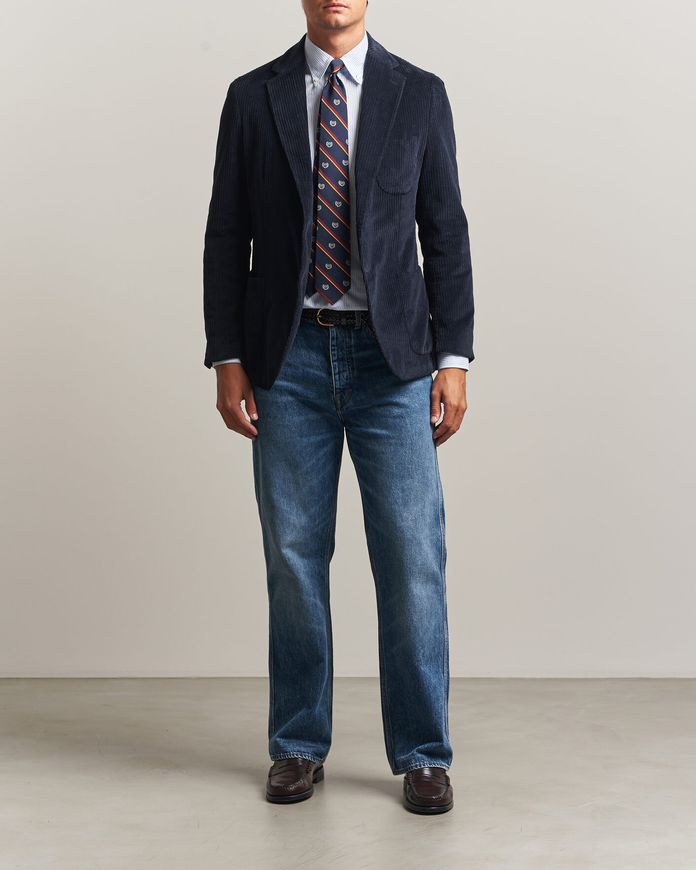Mies | Pikkutakit | Morris | Washed Cord Blazer Navy