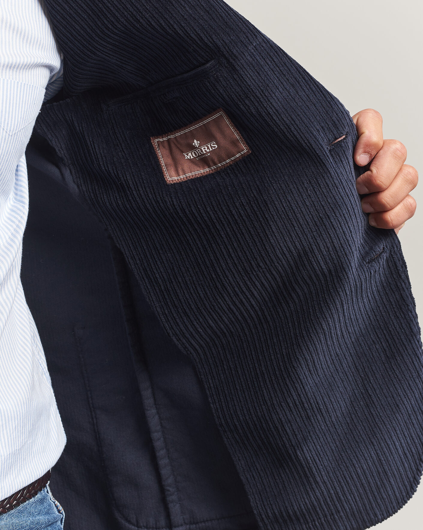 Mies | Pikkutakit | Morris | Washed Cord Blazer Navy