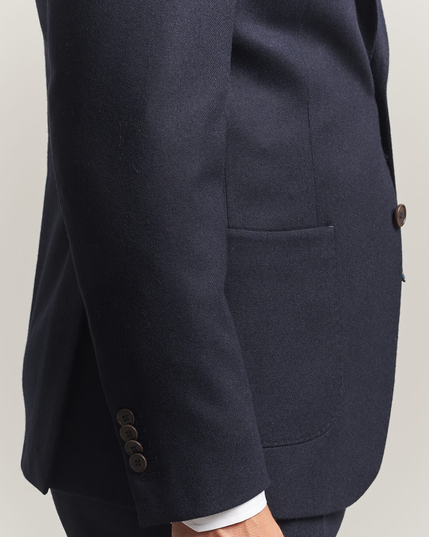 Mies | Pikkutakit | Morris | Flannel Suit Blazer Navy