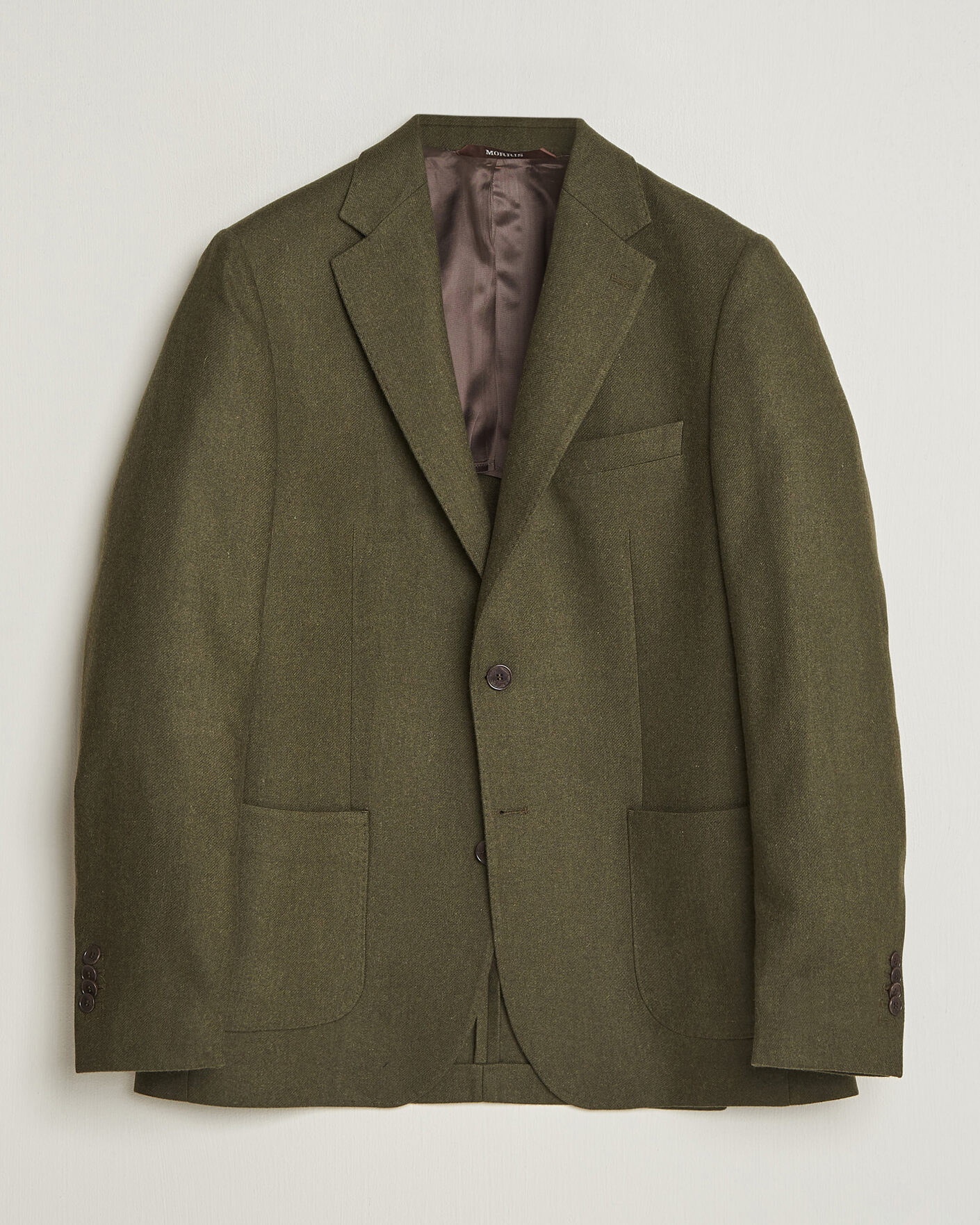 Mies | Pikkutakit | Morris | Flannel Suit Blazer Green