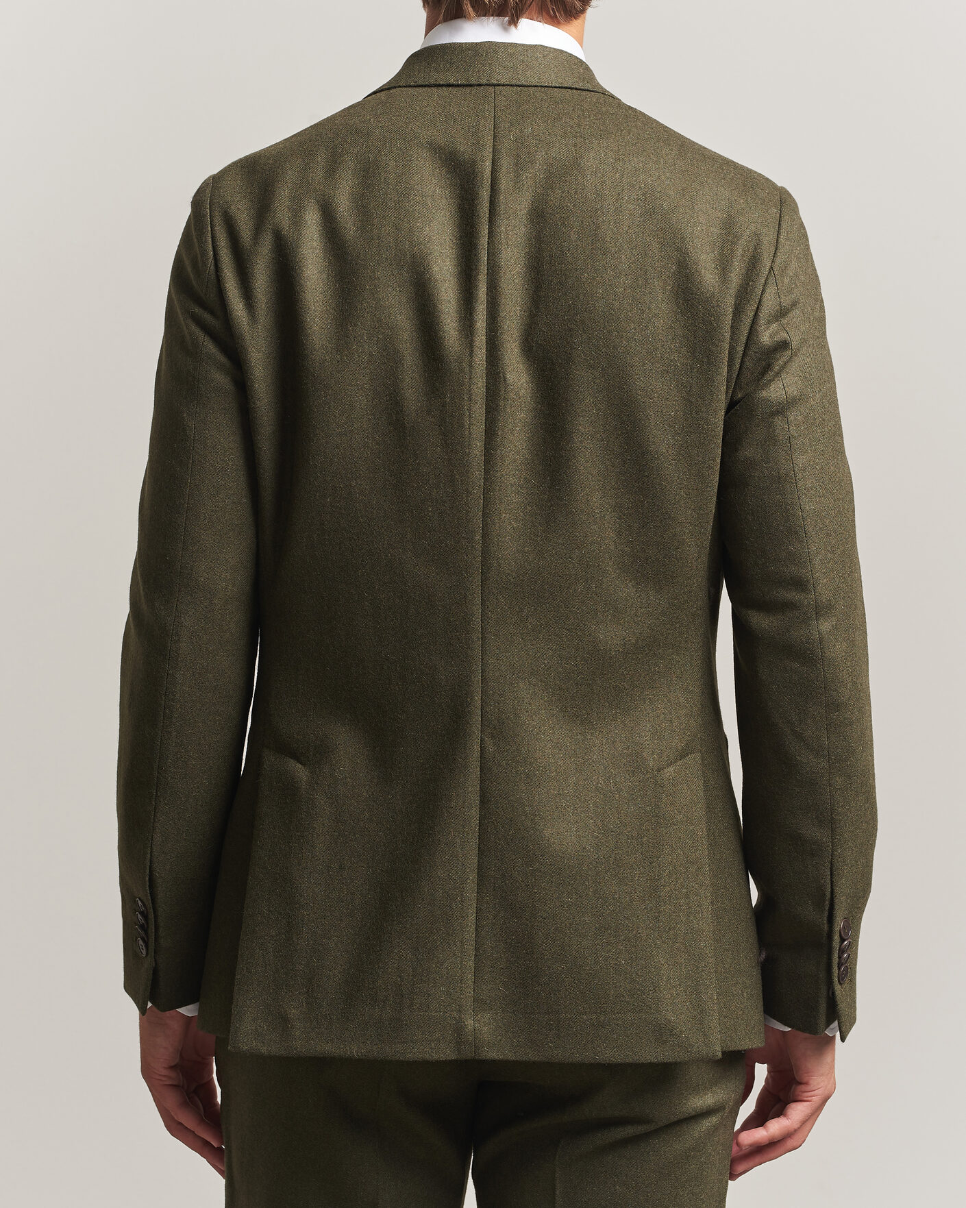 Mies | Pikkutakit | Morris | Flannel Suit Blazer Green