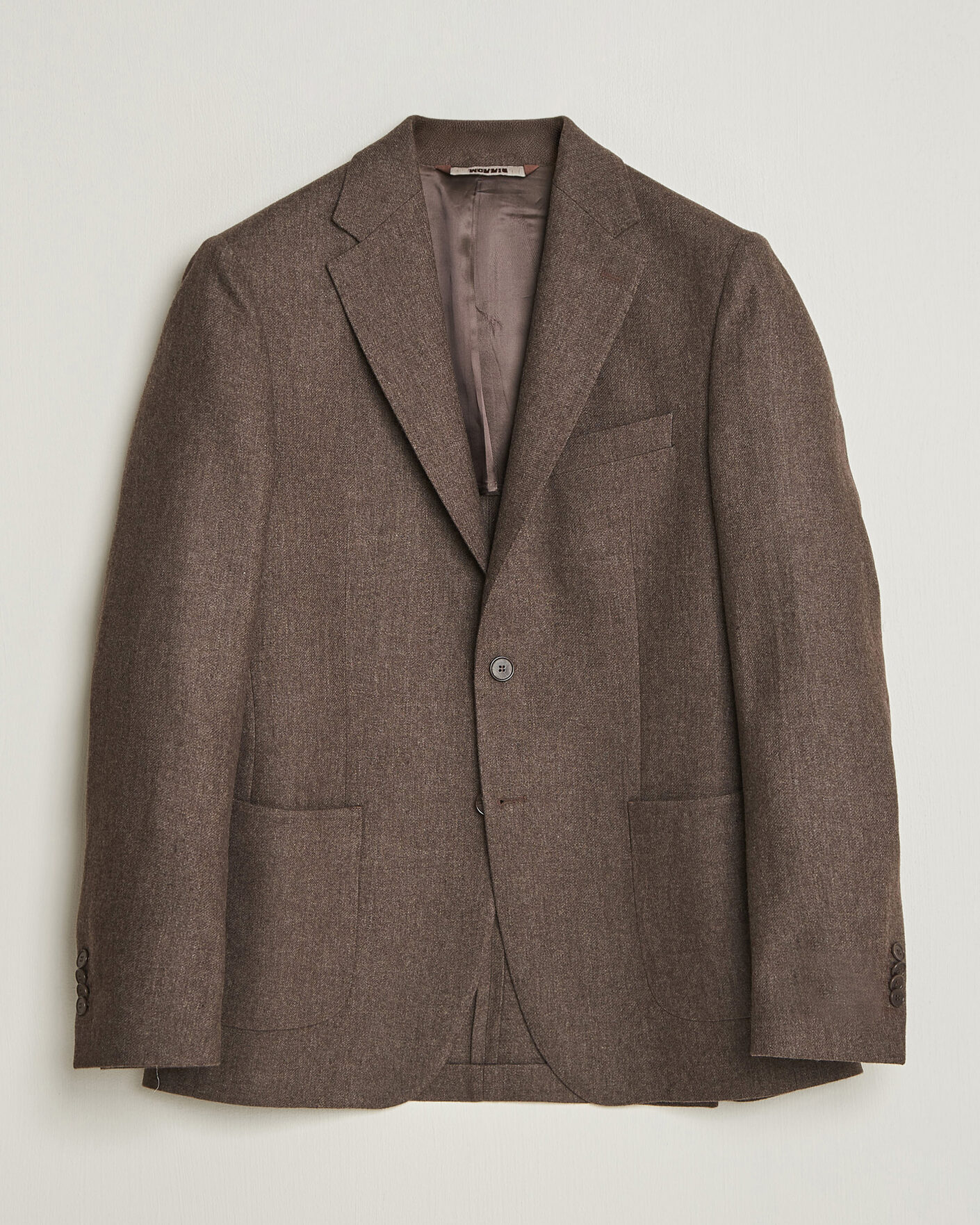 Mies | Pikkutakit | Morris | Flannel Suit Blazer Brown
