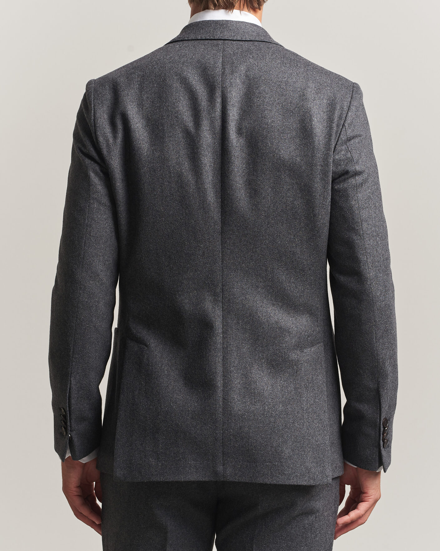 Mies | Pikkutakit | Morris | Flannel Suit Blazer Grey