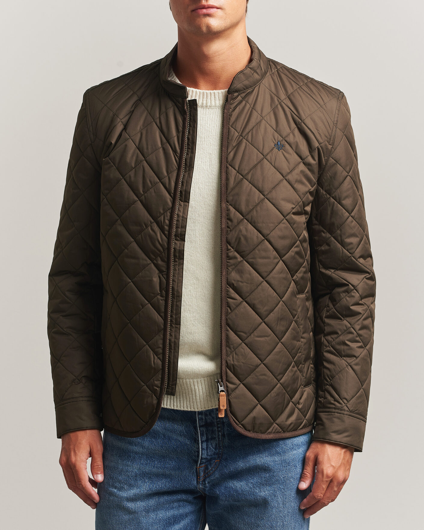 Mies | Takit | Morris | Teddy Quilted Jacket Brown