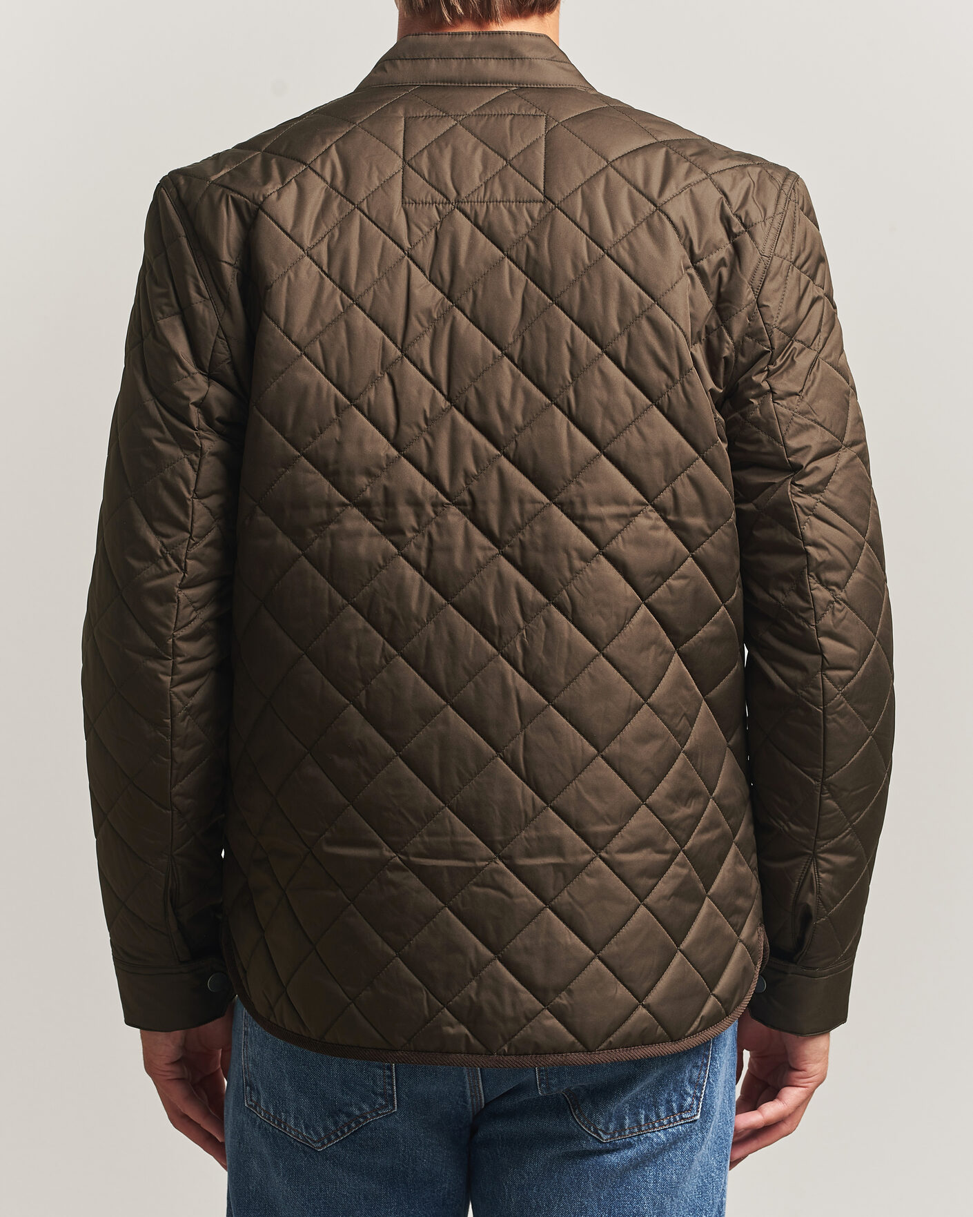Mies | Takit | Morris | Teddy Quilted Jacket Brown