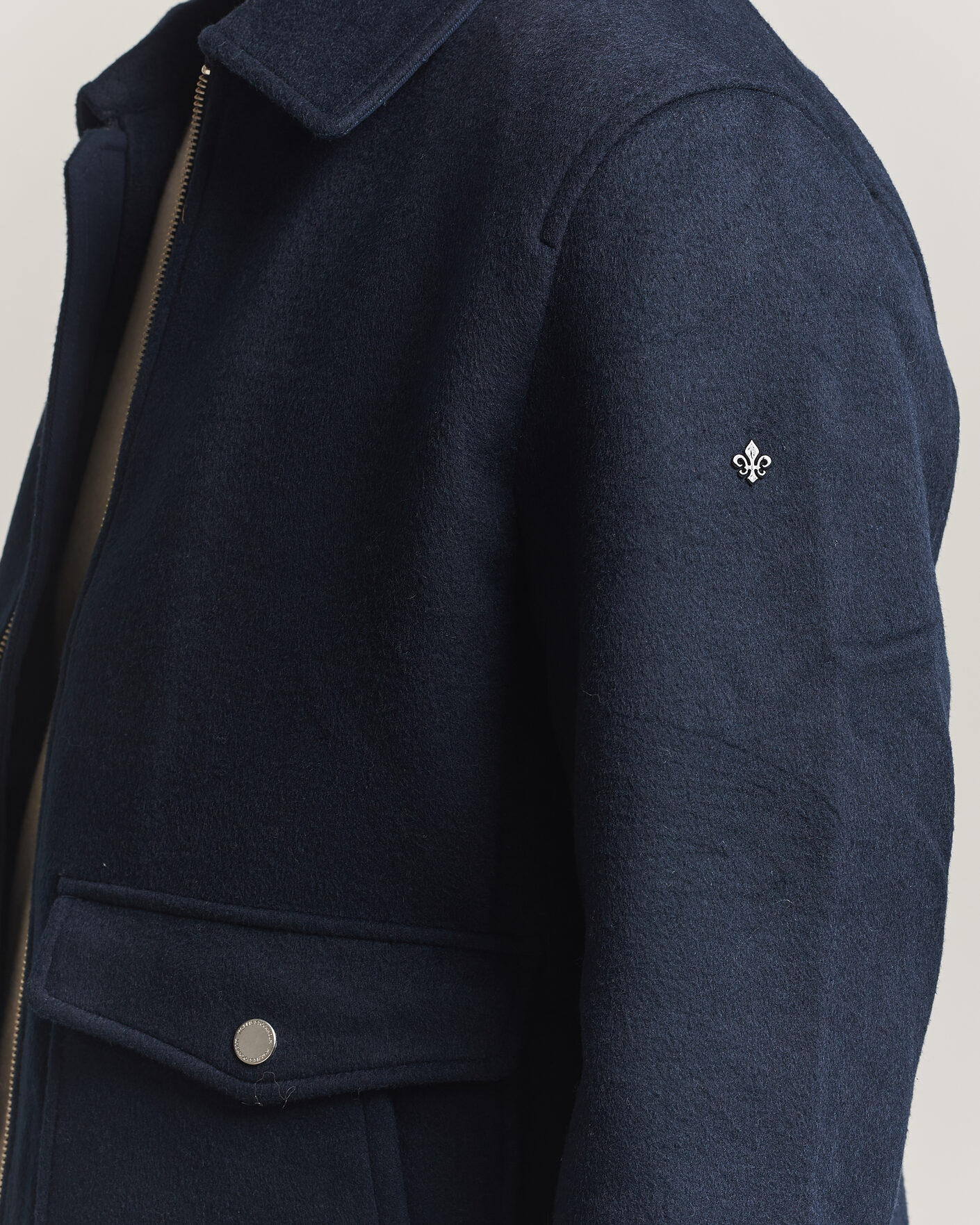 Mies | Takit | Morris | Wallace Wool Jacket Blue