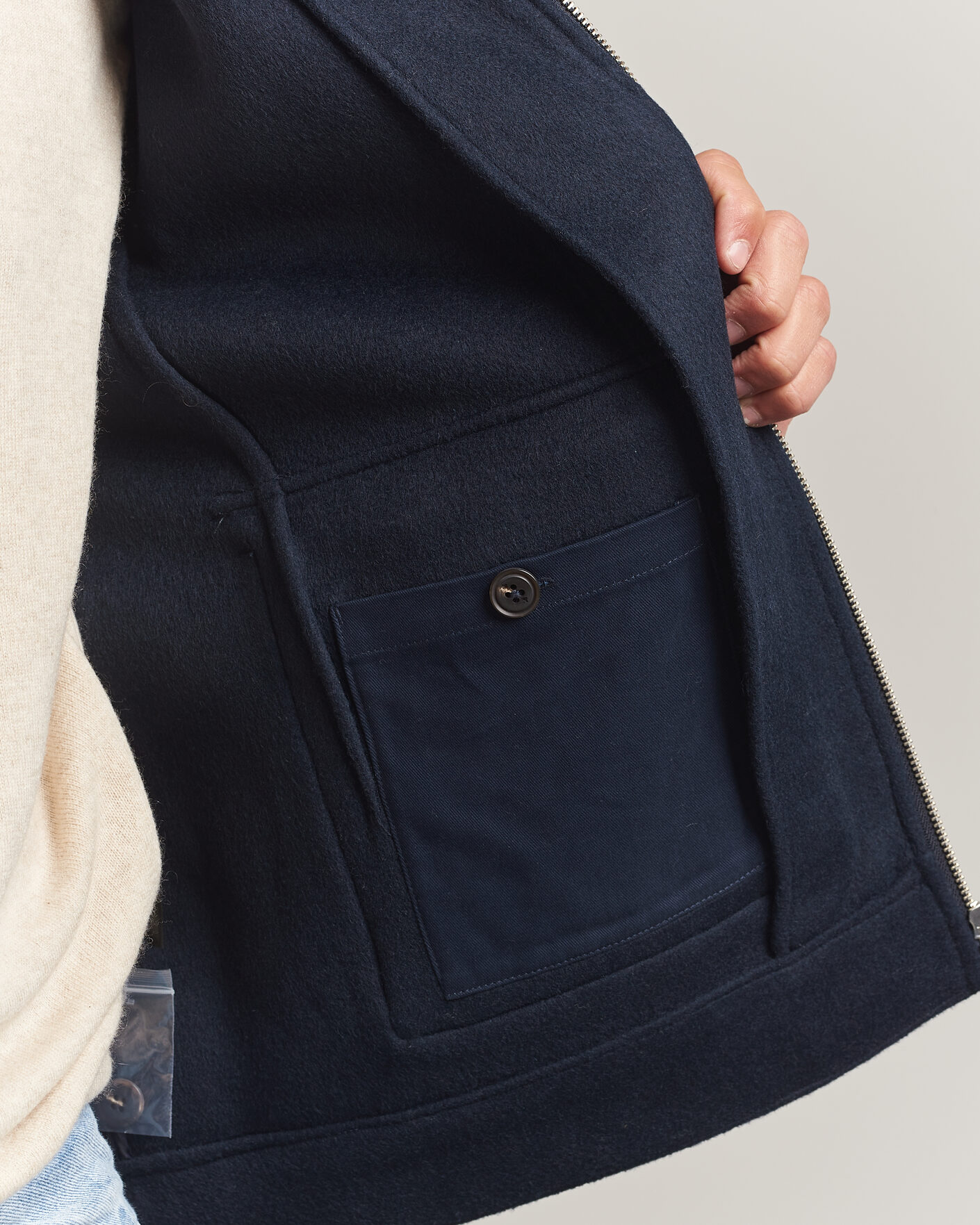 Mies | Takit | Morris | Wallace Wool Jacket Blue