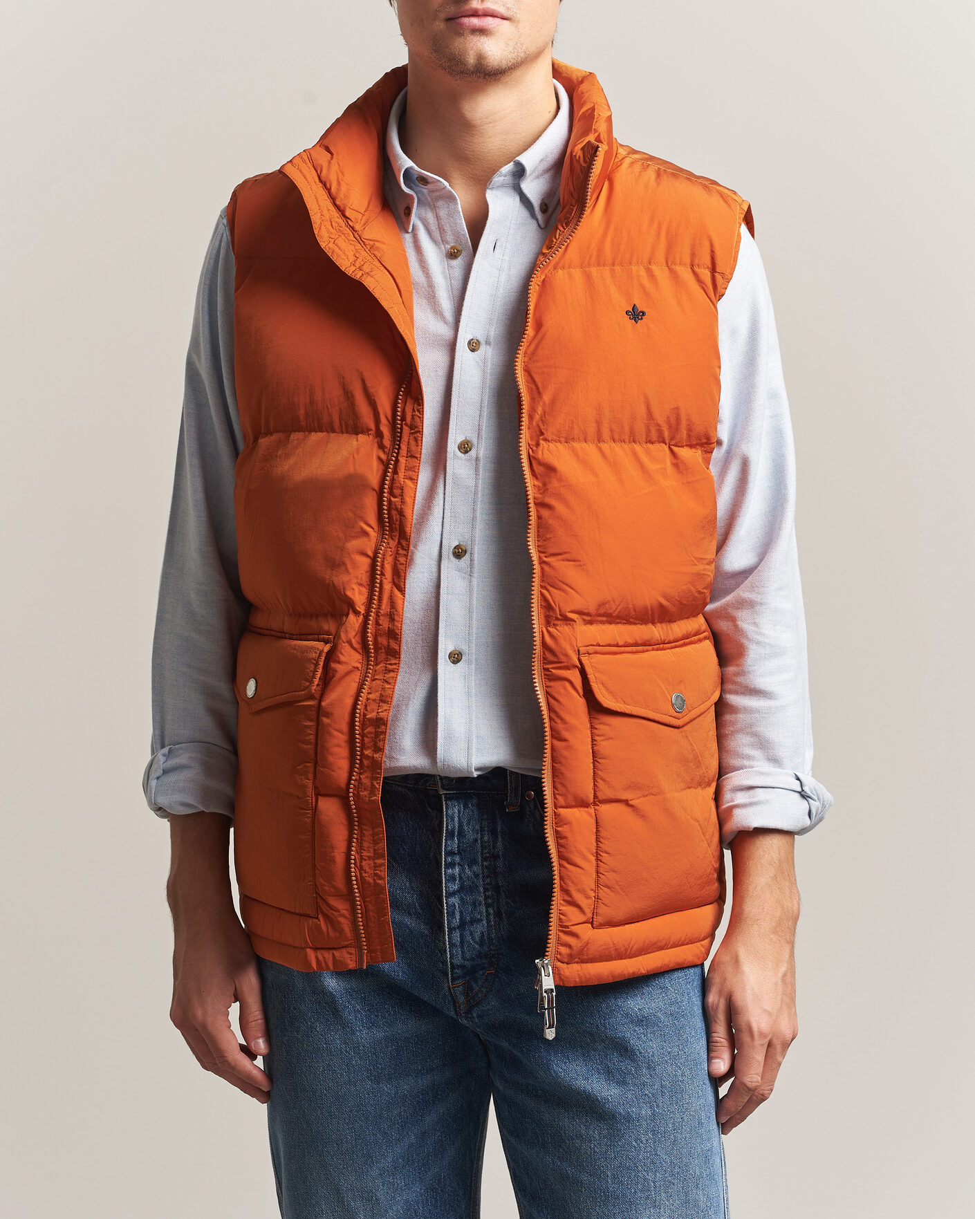 Mies | Ulkoliivit | Morris | Lennox Puffer Vest Orange