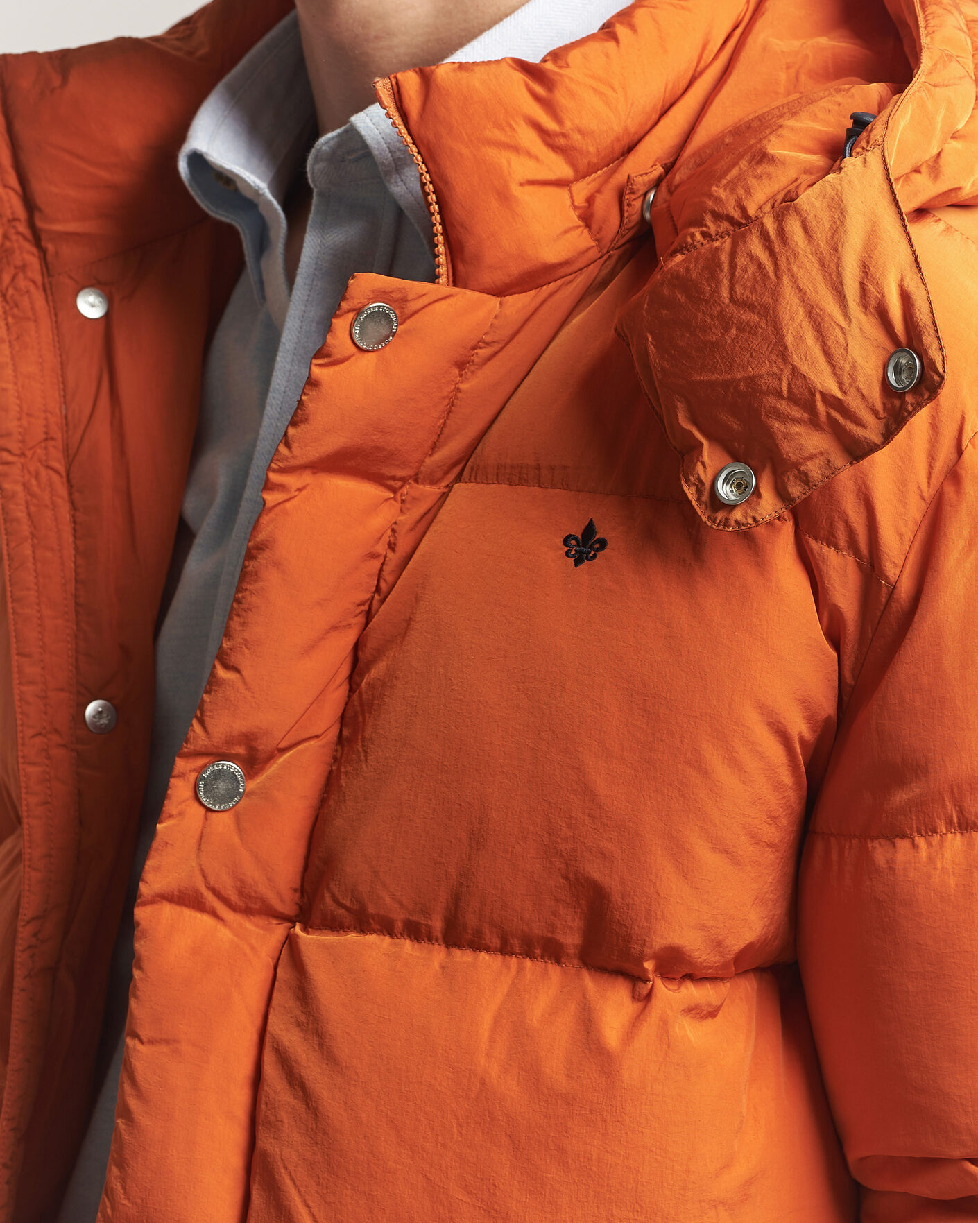 Mies | Takit | Morris | Lennox Puffer Jacket Orange