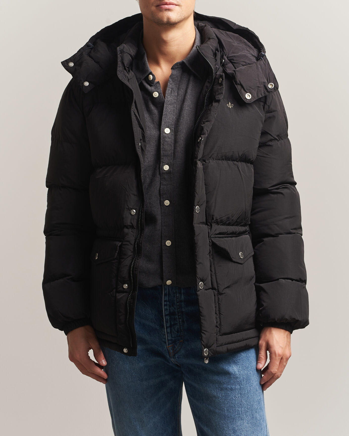 Mies | Takit | Morris | Lennox Puffer Jacket Black