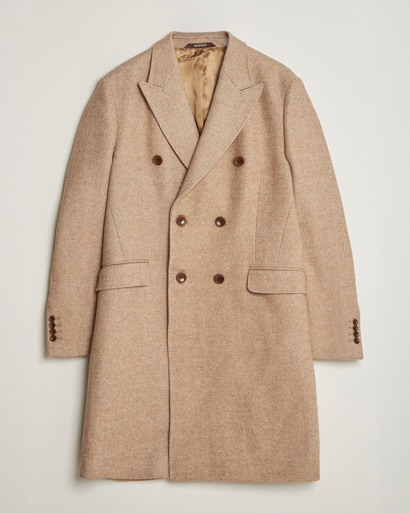 Mies | Takit | Morris | Herringbone DB Coat Camel