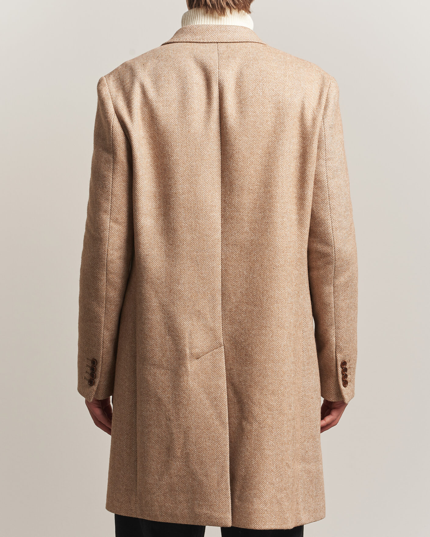 Mies | Takit | Morris | Herringbone DB Coat Camel