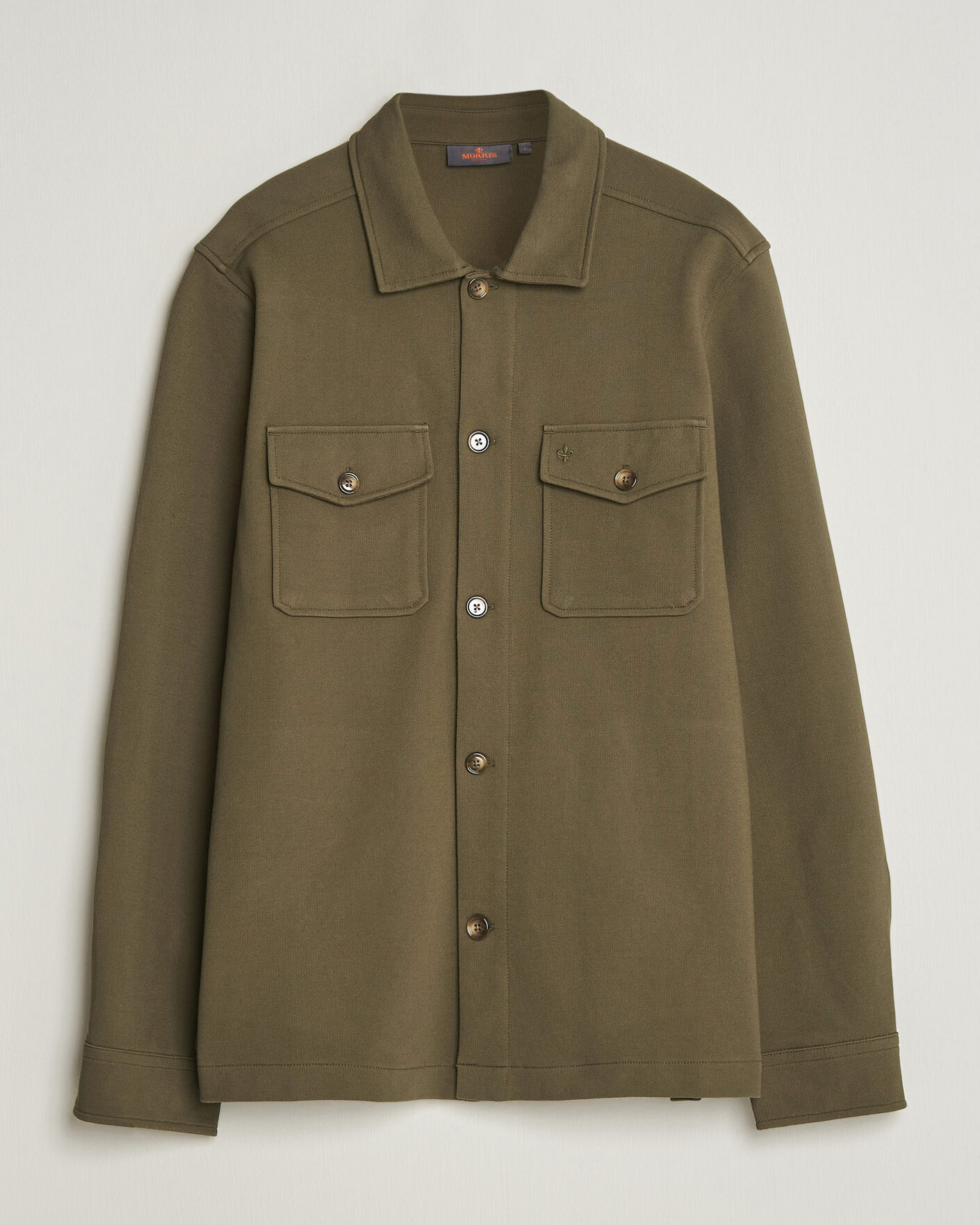 Mies | Kauluspaidat | Morris | Andrew Jersey Overshirt Olive