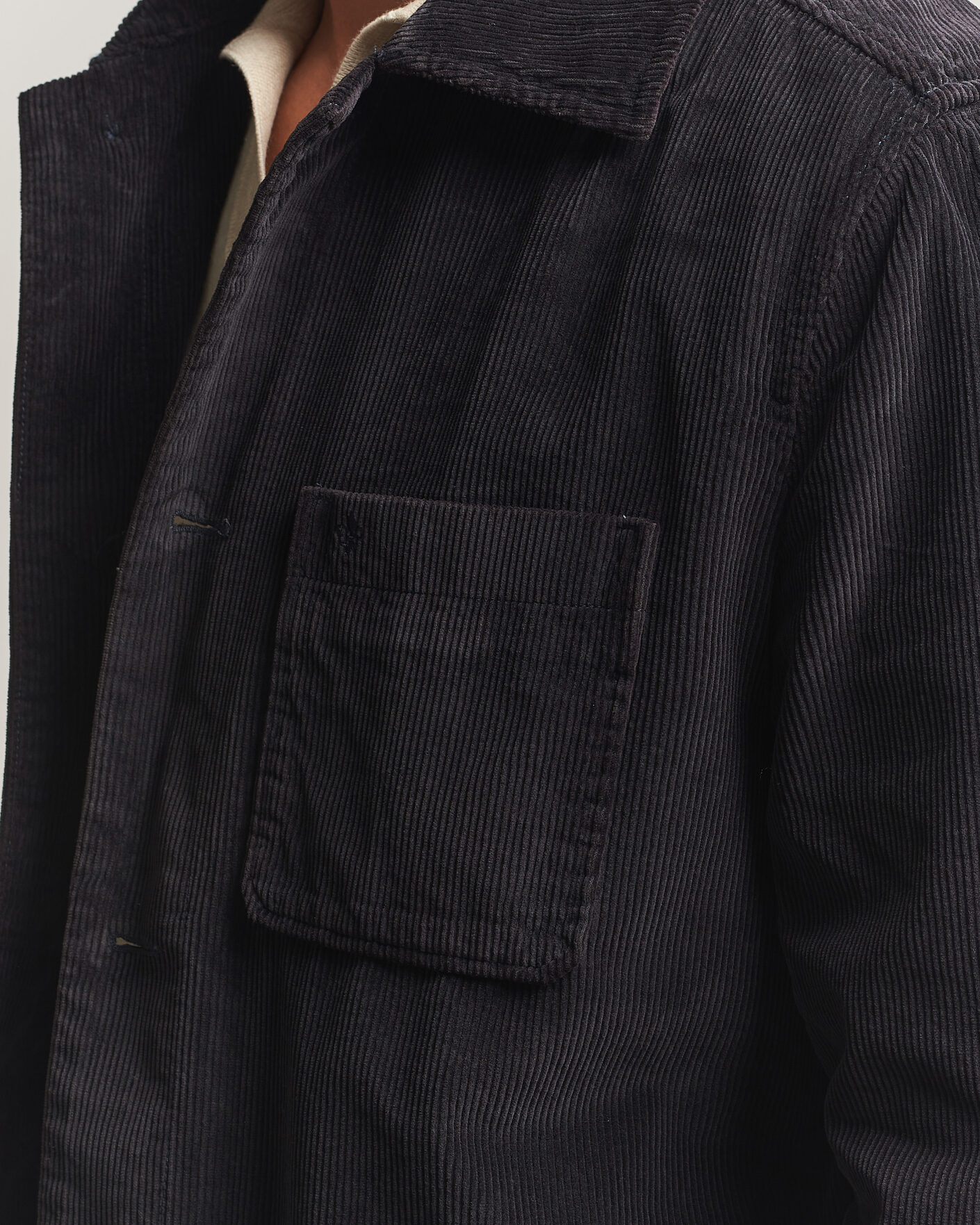 Mies | Kauluspaidat | Morris | Fenix Cord Shirt Jacket Blue