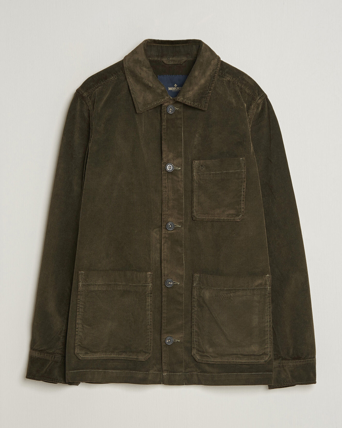 Mies | Kauluspaidat | Morris | Fenix Cord Shirt Jacket Olive