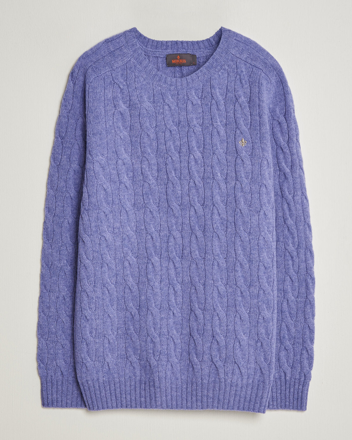 Mies | Puserot | Morris | Archard Cable Sweater Purple