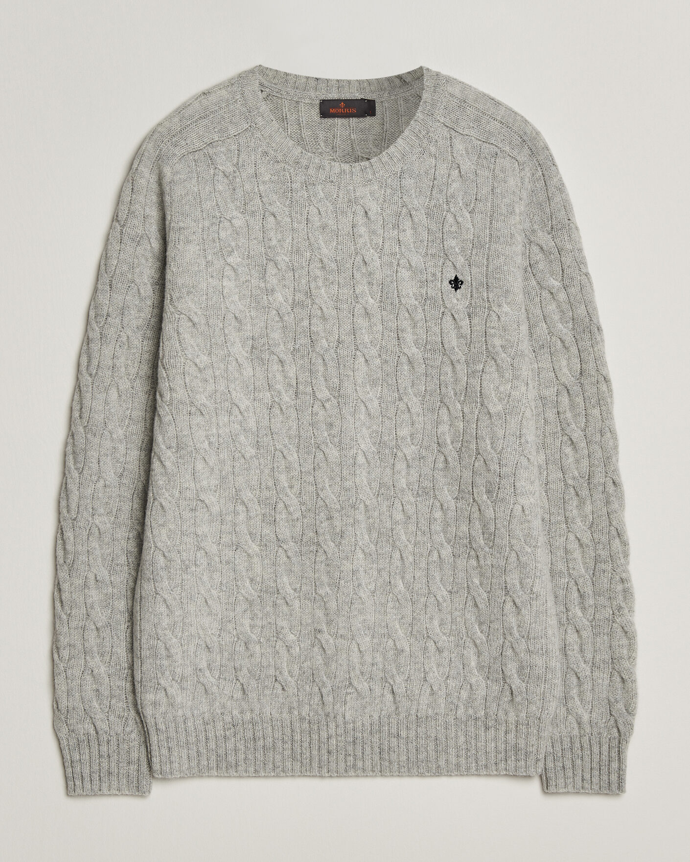 Mies | Puserot | Morris | Archard Cable Sweater Grey