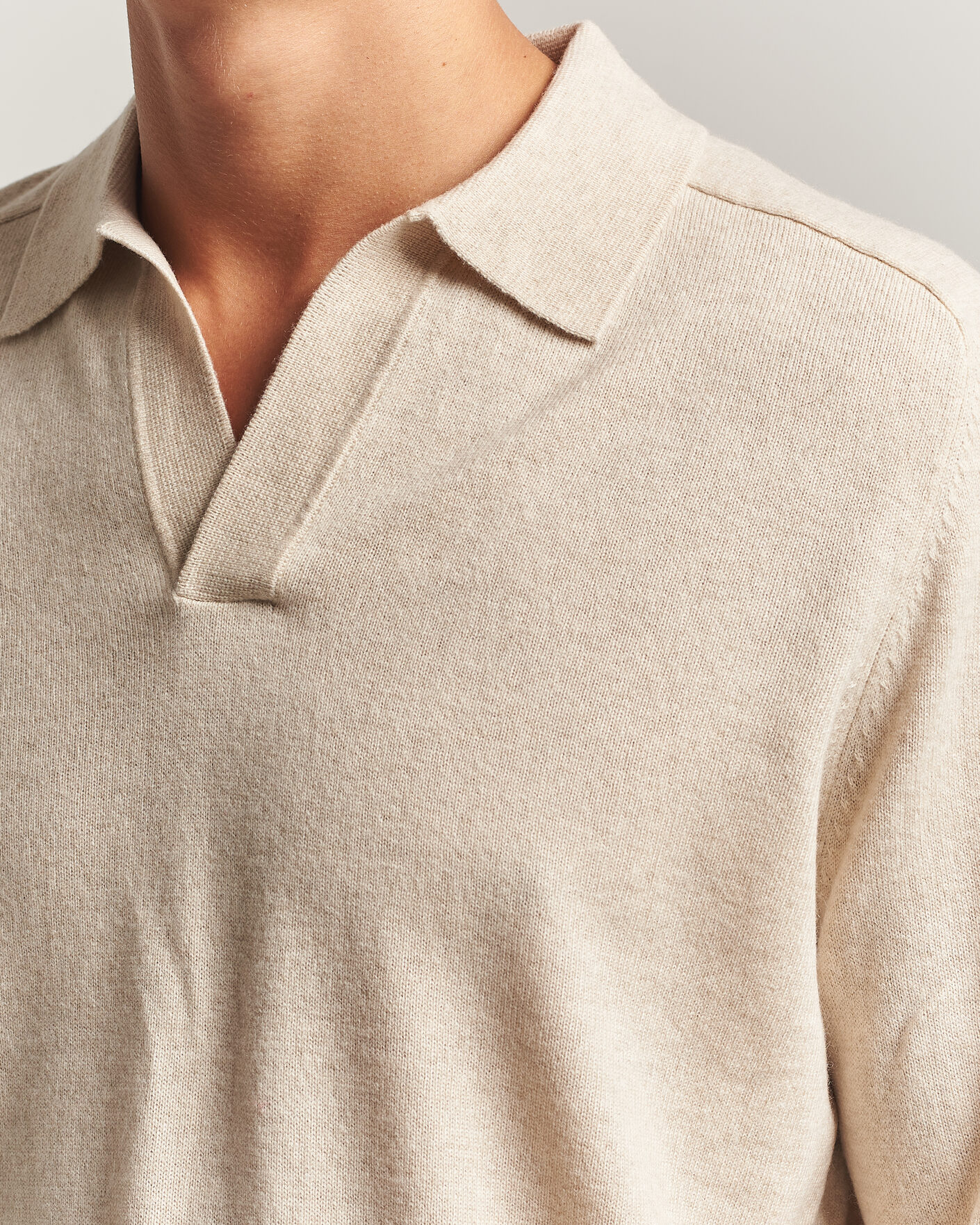 Mies | Puserot | Morris | Wilfred Cashmere Resort Polo Off White