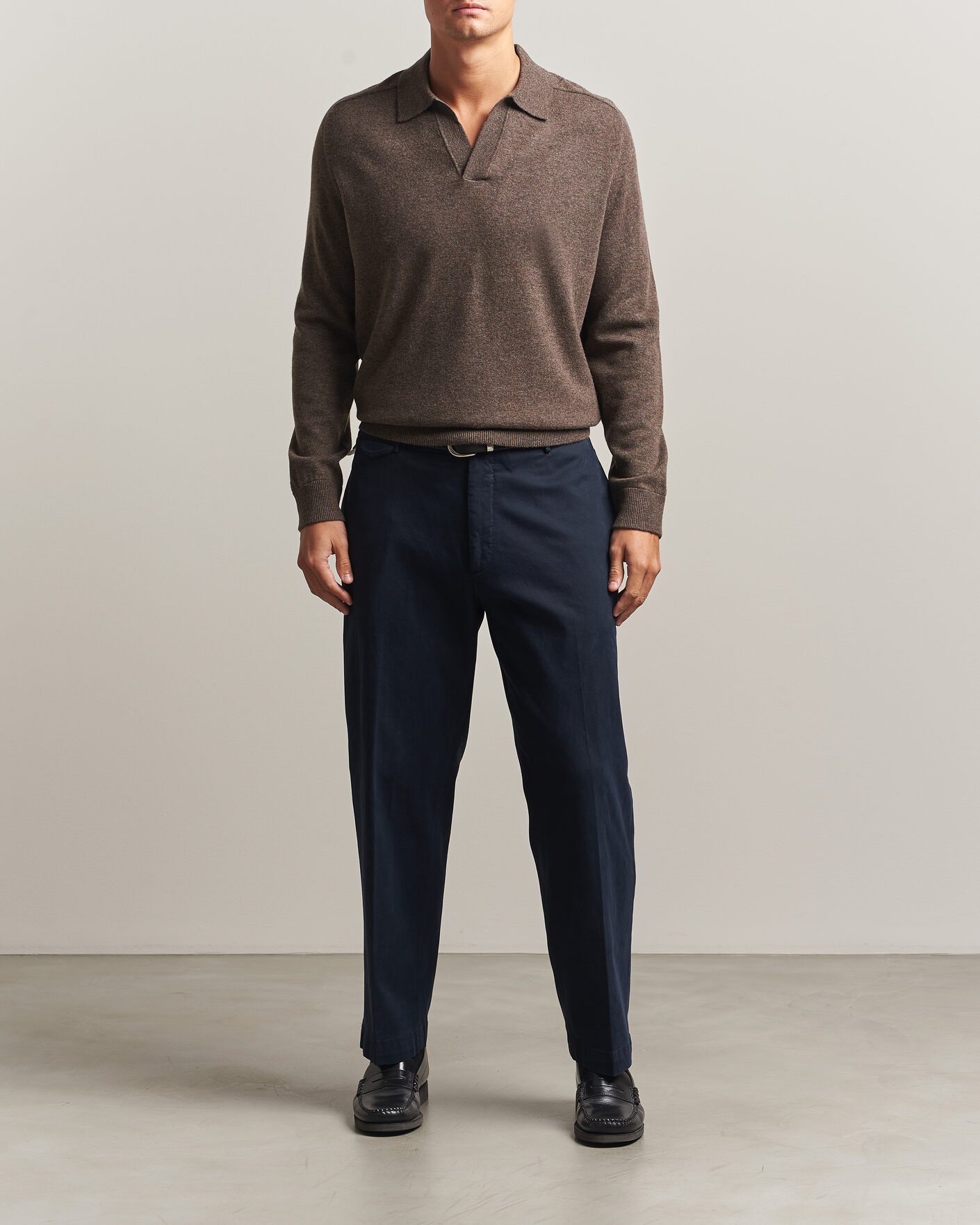 Mies | Puserot | Morris | Wilfred Cashmere Resort Polo Brown