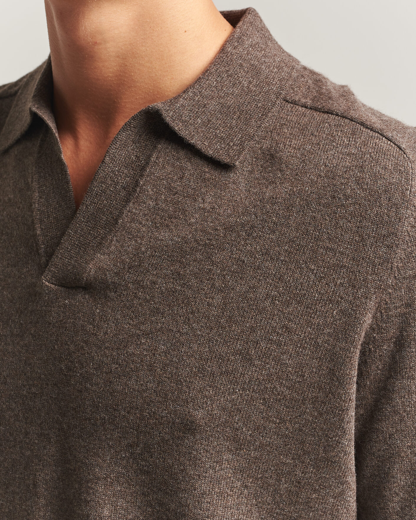 Mies | Puserot | Morris | Wilfred Cashmere Resort Polo Brown