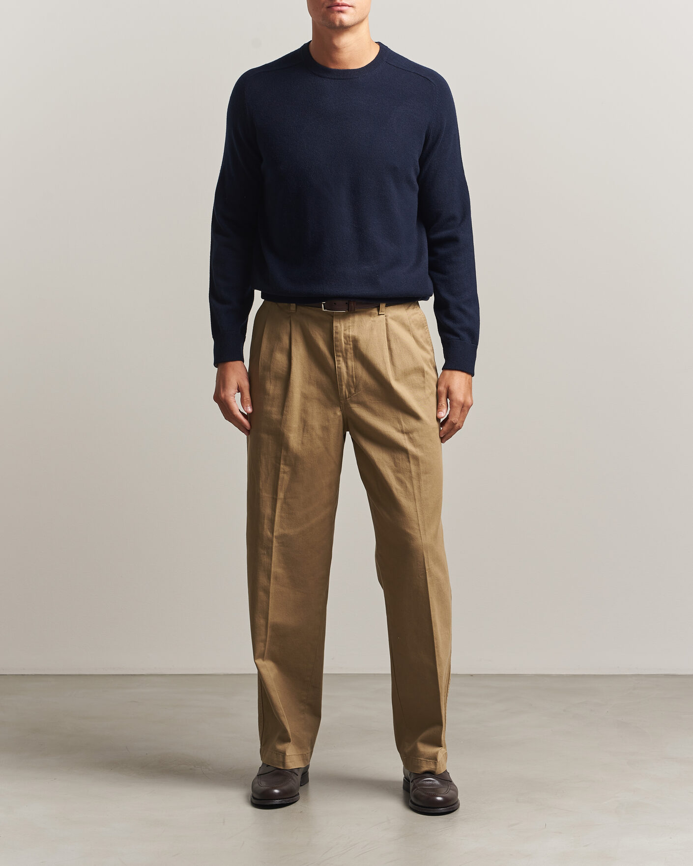Mies | Puserot | Morris | Wilfred Cashmere O-Neck Navy