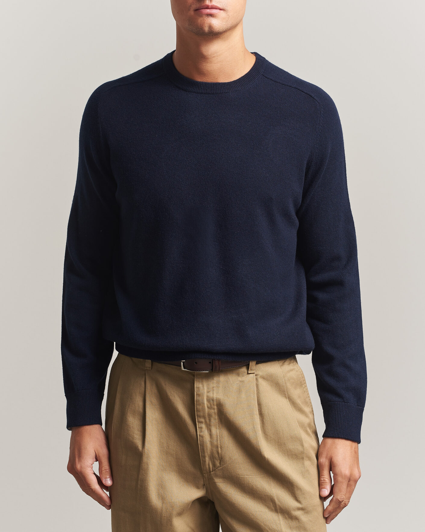 Mies | Puserot | Morris | Wilfred Cashmere O-Neck Navy