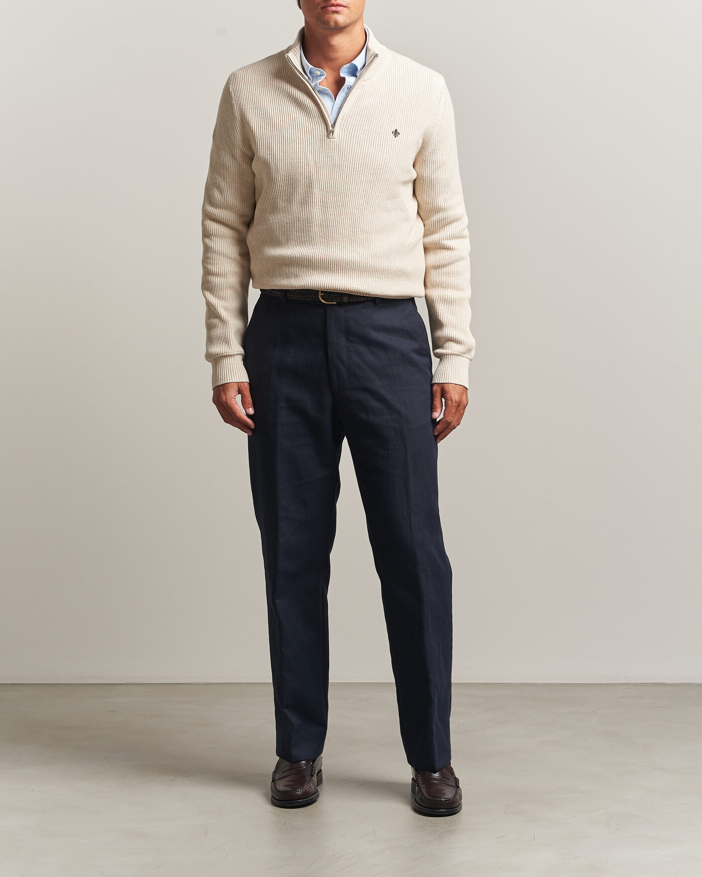 Mies | Puserot | Morris | Colin Half Zip Khaki
