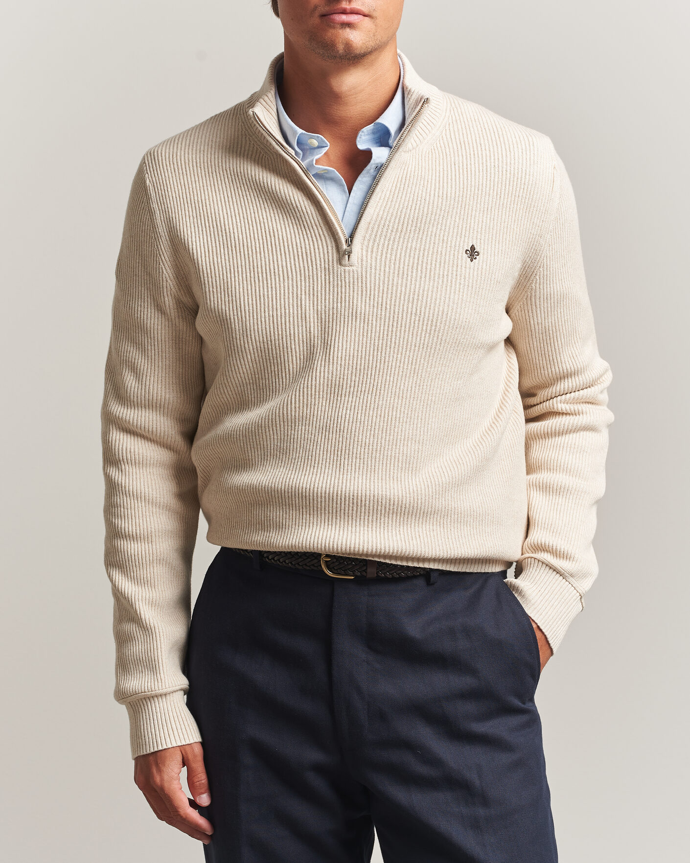 Mies | Puserot | Morris | Colin Half Zip Khaki
