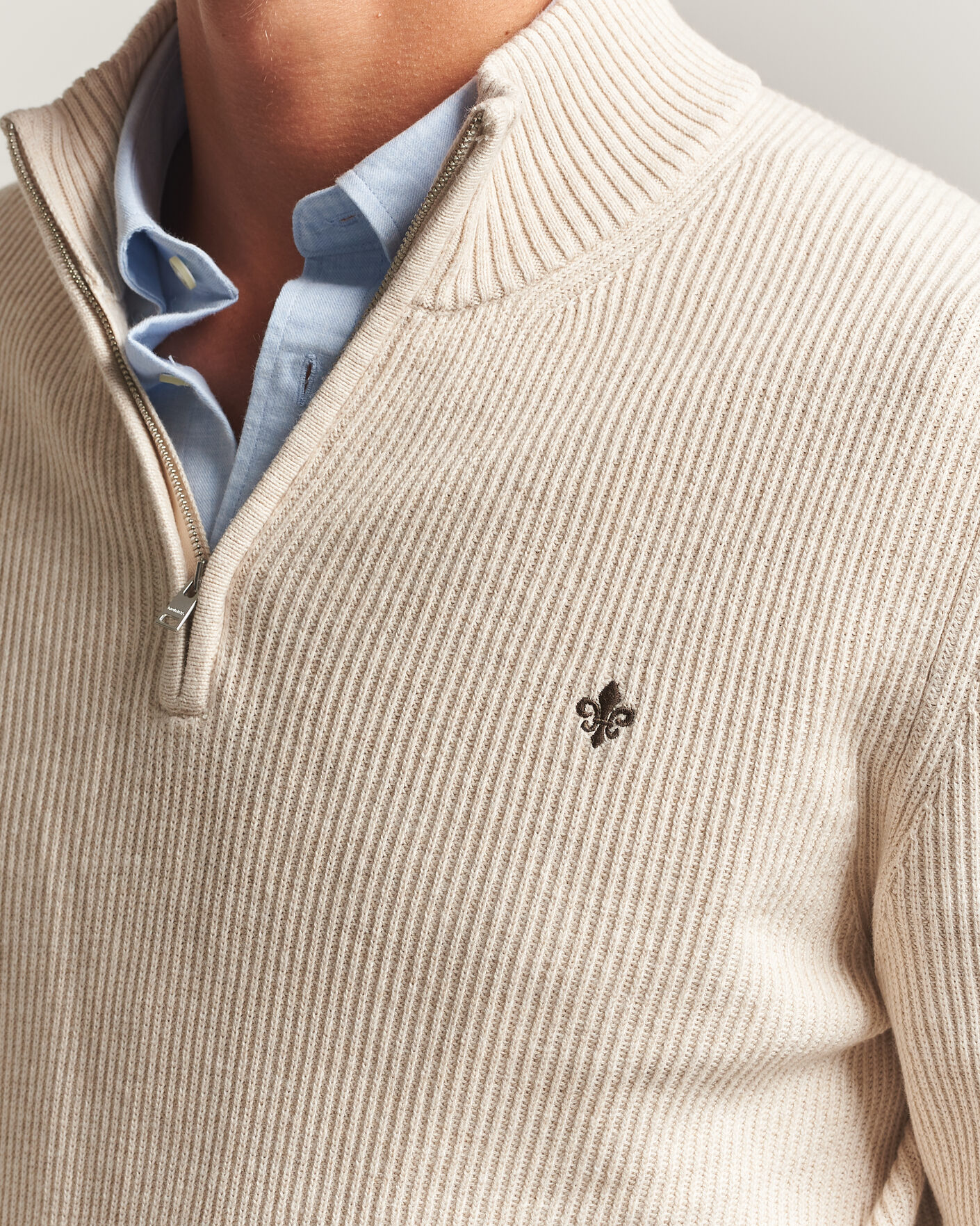 Mies | Puserot | Morris | Colin Half Zip Khaki