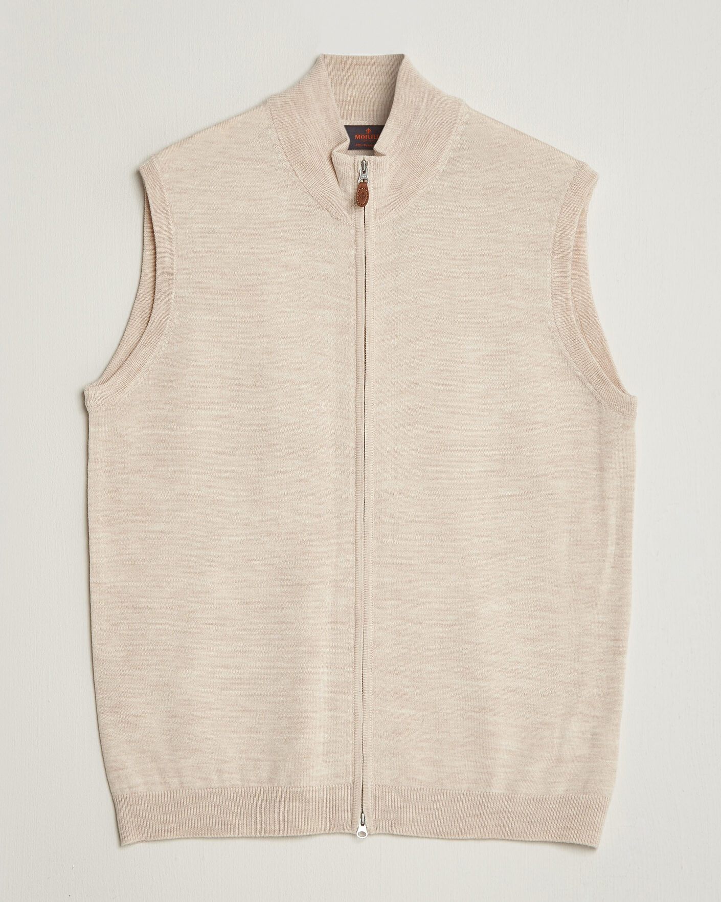 Mies | Puserot | Morris | Merino Zip Vest Off White