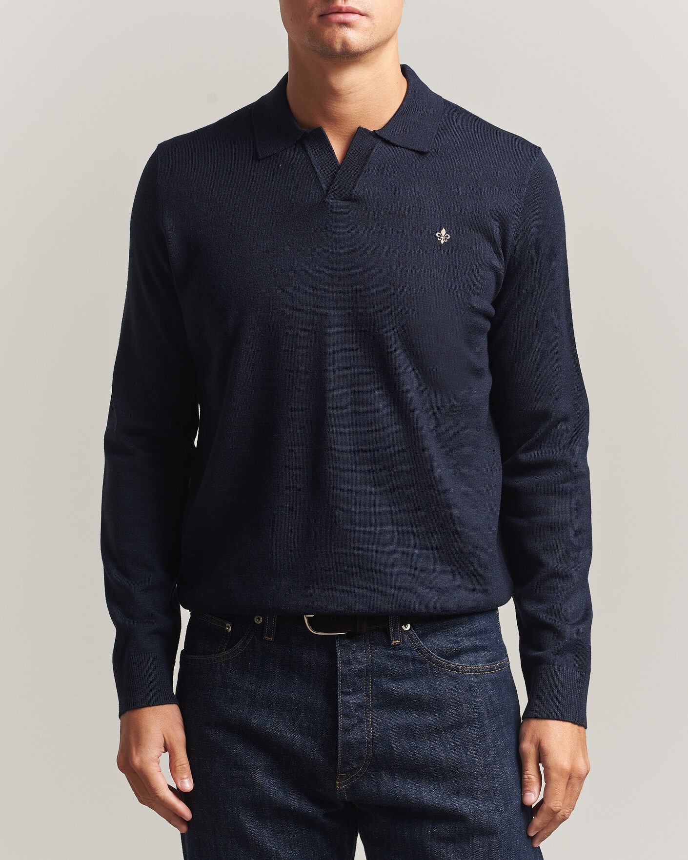 Mies | Puserot | Morris | Merino Resort Polo Navy