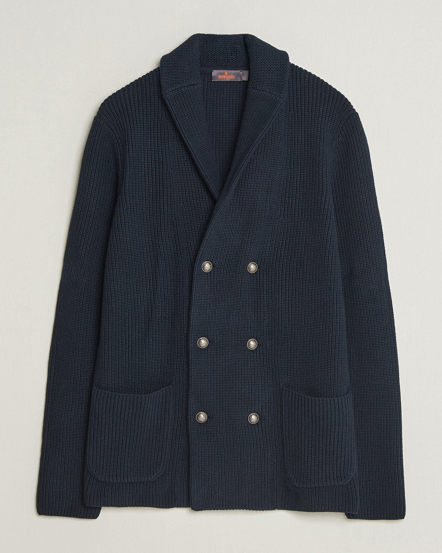 Mies | Puserot | Morris | Brayden DB Shawl Cardigan Navy