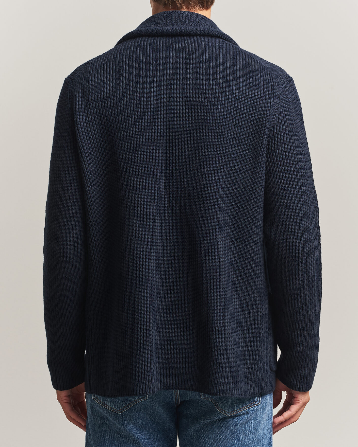 Mies | Puserot | Morris | Brayden DB Shawl Cardigan Navy