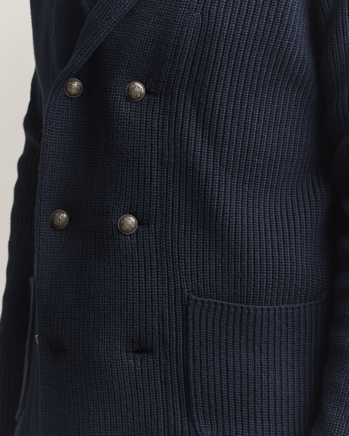 Mies | Puserot | Morris | Brayden DB Shawl Cardigan Navy