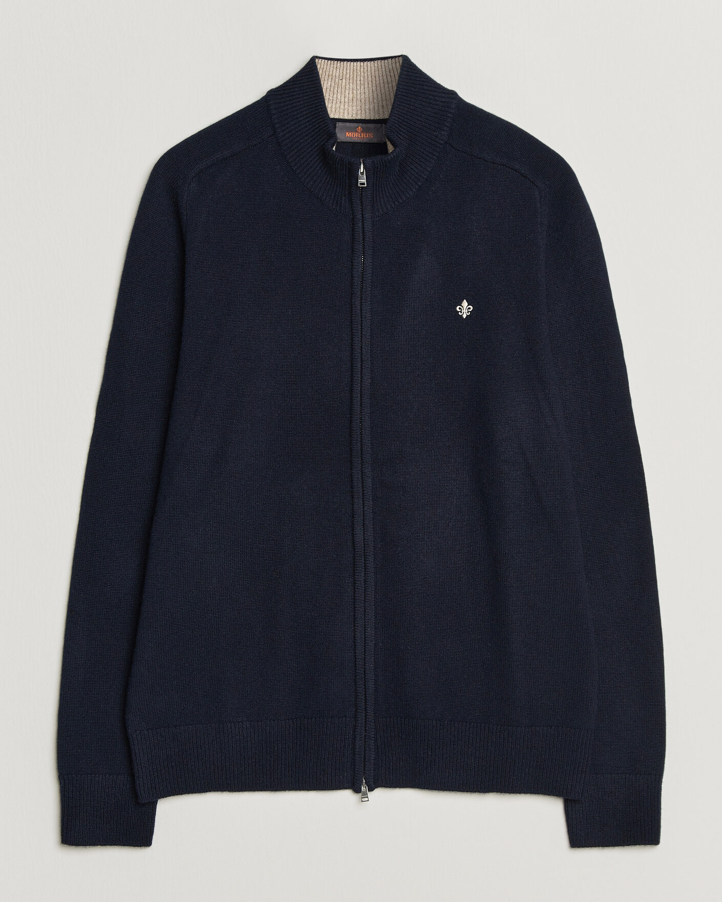 Mies | Puserot | Morris | Hertford Zip Cardigan Navy