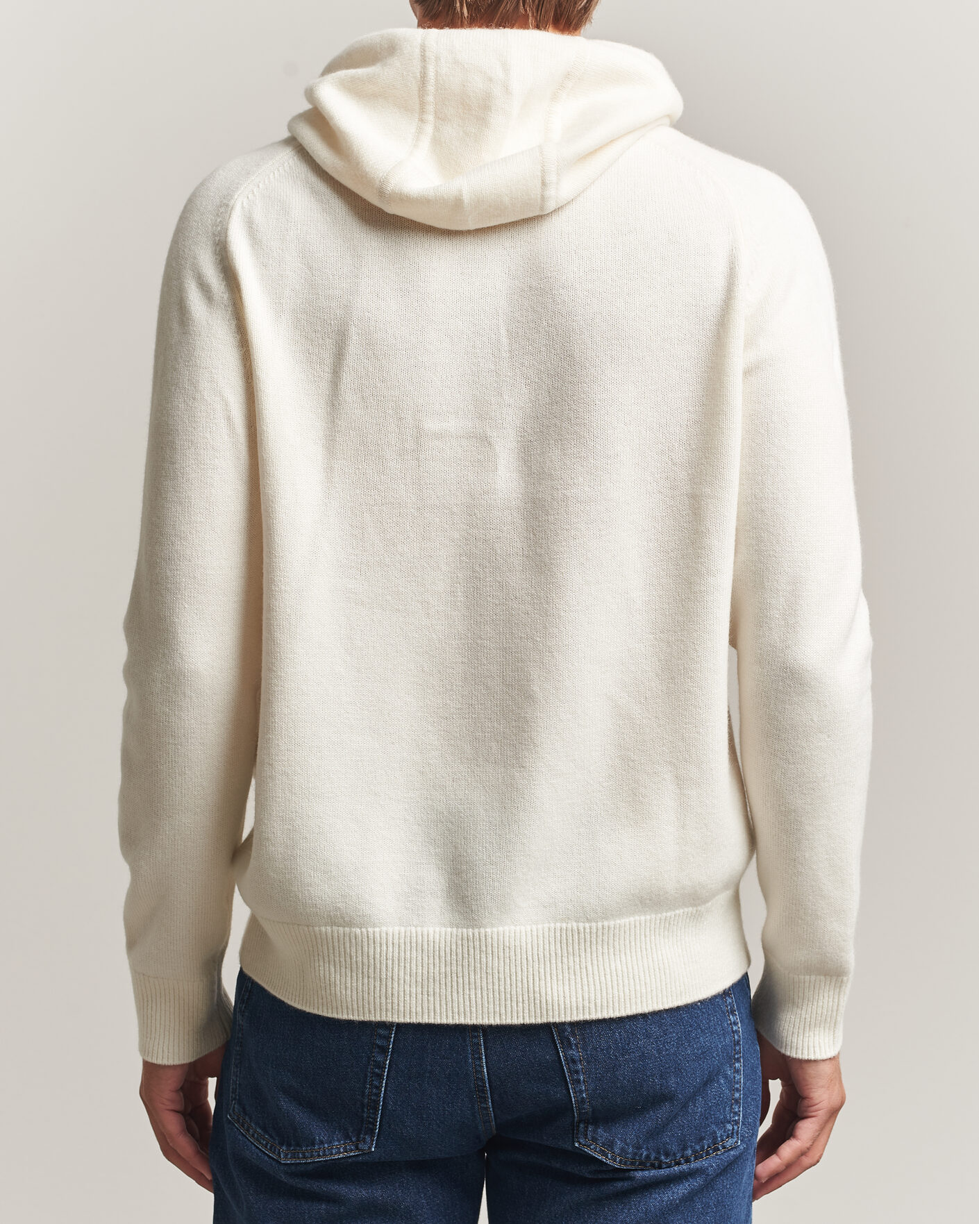 Mies | Puserot | Morris | Hertford Lambswool Hoodie Off White