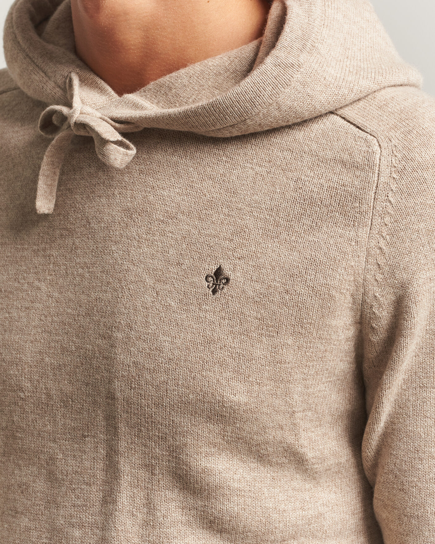Mies | Puserot | Morris | Hertford Lambswool Hoodie Khaki